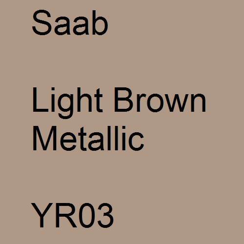 Saab, Light Brown Metallic, YR03.